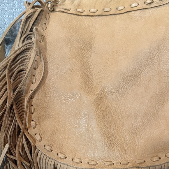 Handmade Fringe Buckskin Leather Bag - Picture 12 of 12